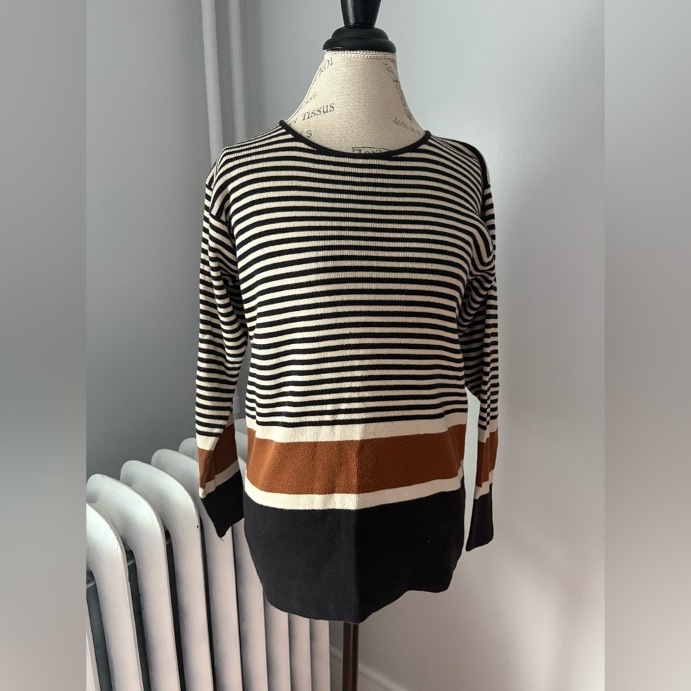 Jones New York Striped Top Y2K